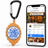 NFC QR Code Business Keychain for Google Review – Editable Review Page & Customer Feedback | Uloveido