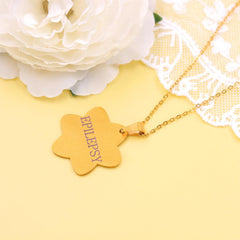 Uloveido Medical Alert Necklace for Men & Women, Stainless Steel Star Identification Pendant