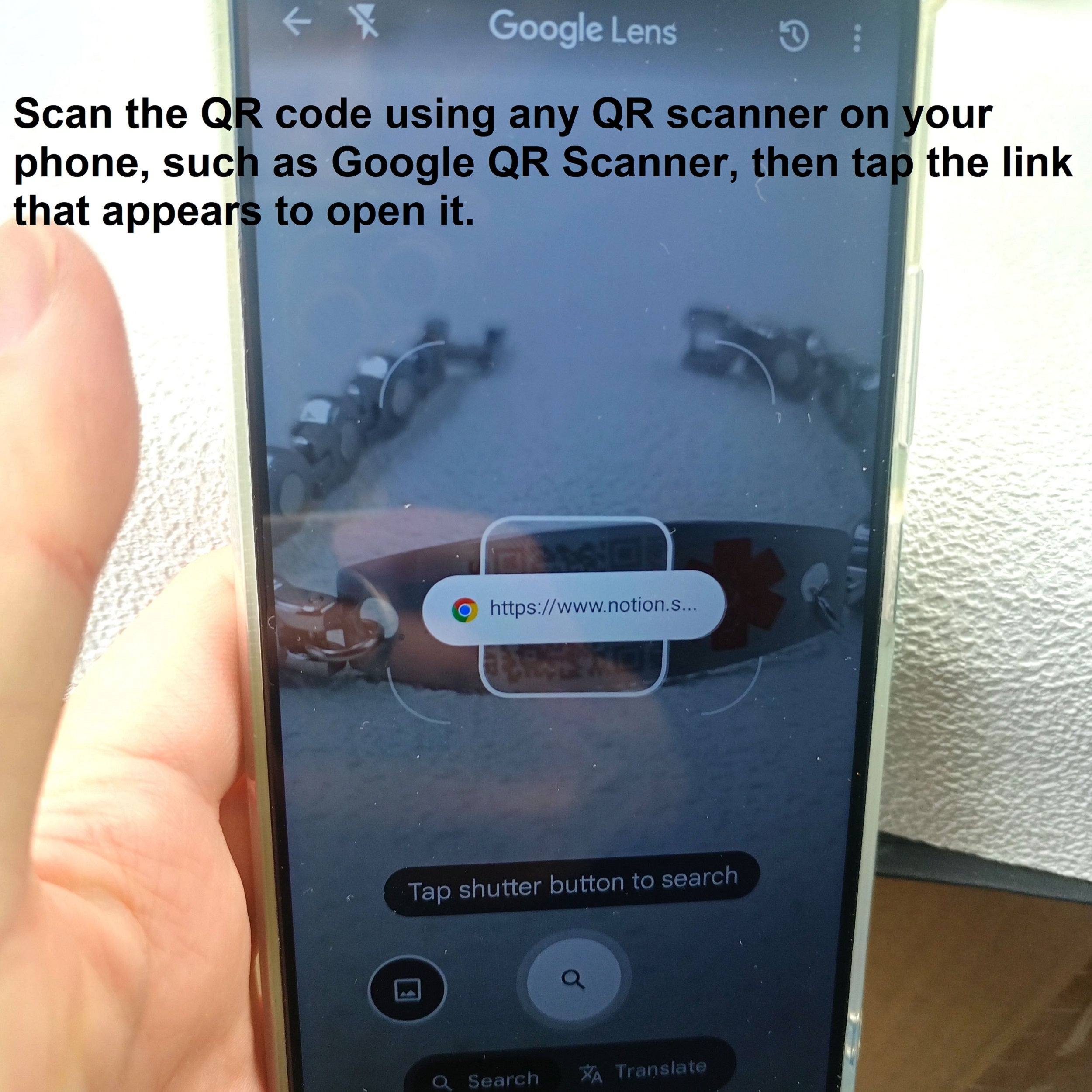 Editable QR Code Medical Alert Bracelet for Women, Stainless Steel with Red Cubic Zirconia, Magnetic Link Bracelet with Adjustable Clasp, Scan to Update Health Information Anytime