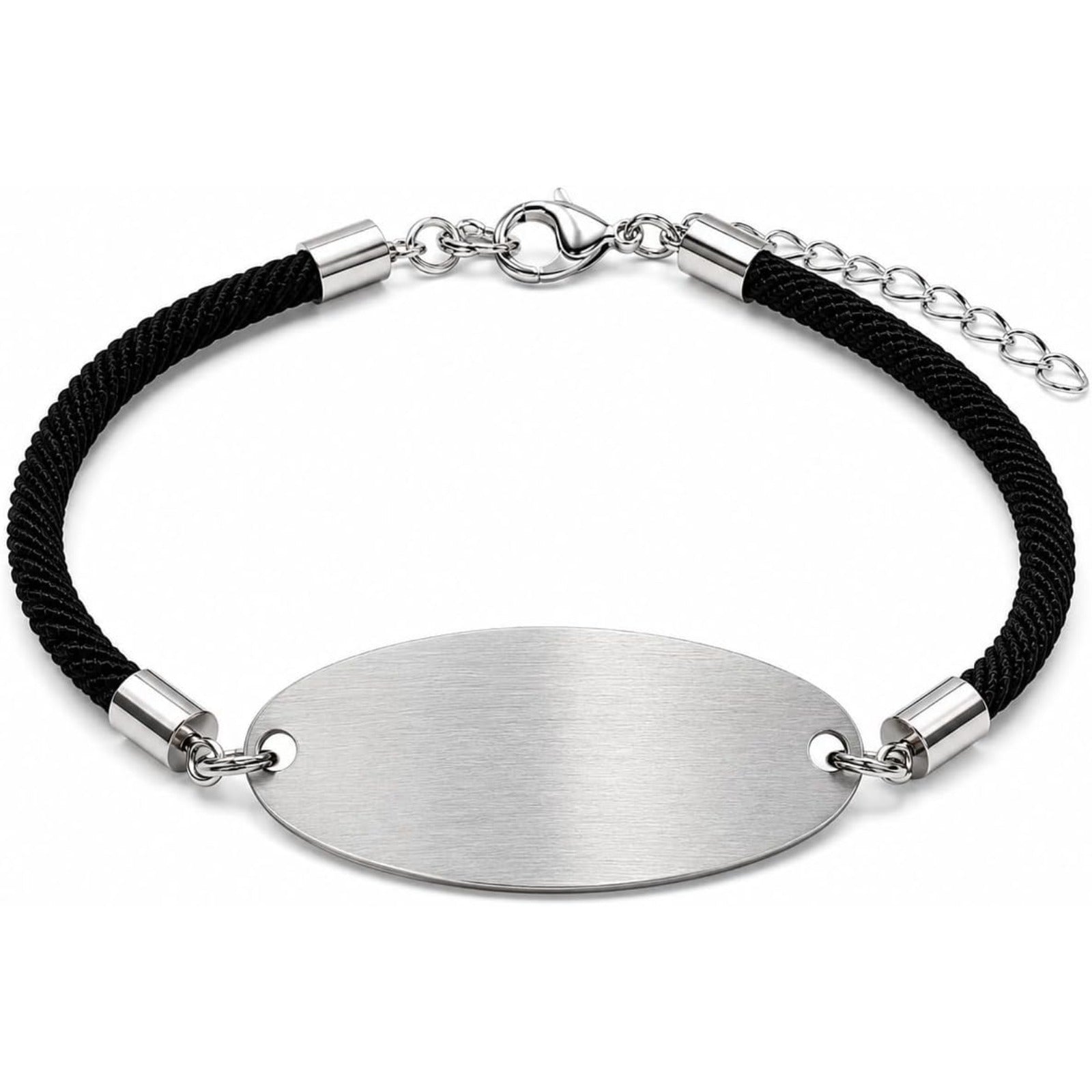 Personalized Medical Alert Bracelet | Dynamic QR Code or Custom Engraving Medical ID Jewelry | Adjustable Stainless Steel Bracelet for Women Men, Emergency Contact Information