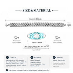Medical Alert Tennis Bracelet for Women, Stainless Steel Emergency ID Bracelet, Adjustable Rhinestone Chain ID Jewelry for Allergies Diabetes Safety