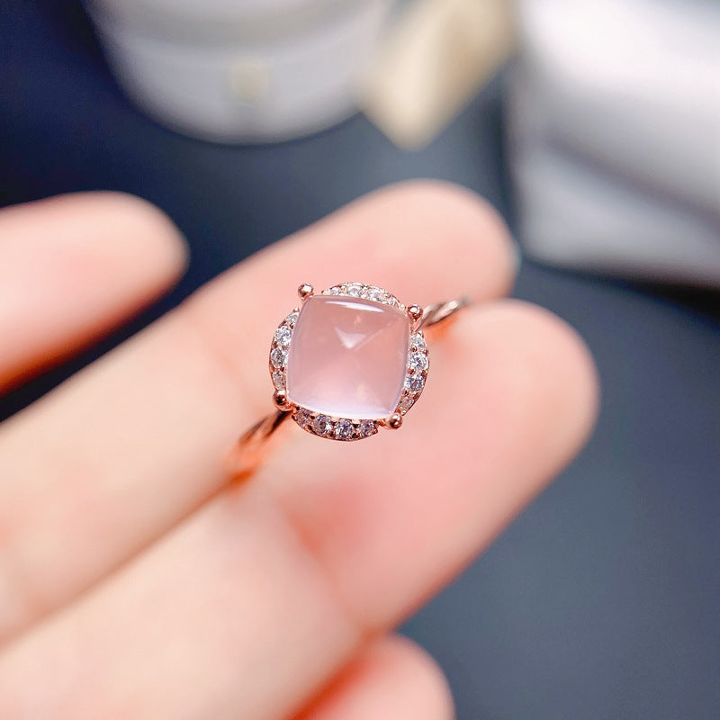 925 Sterling Silver Inlaid Natural Gemstone Ring | Garnet, Amethyst, Citrine, Topaz, Birthstone Jewelry | Elegant & Fashionable Women's Ring for Wedding, Engagement, Valentine's, Mother's Day, Birthday Gifts | 20% Off