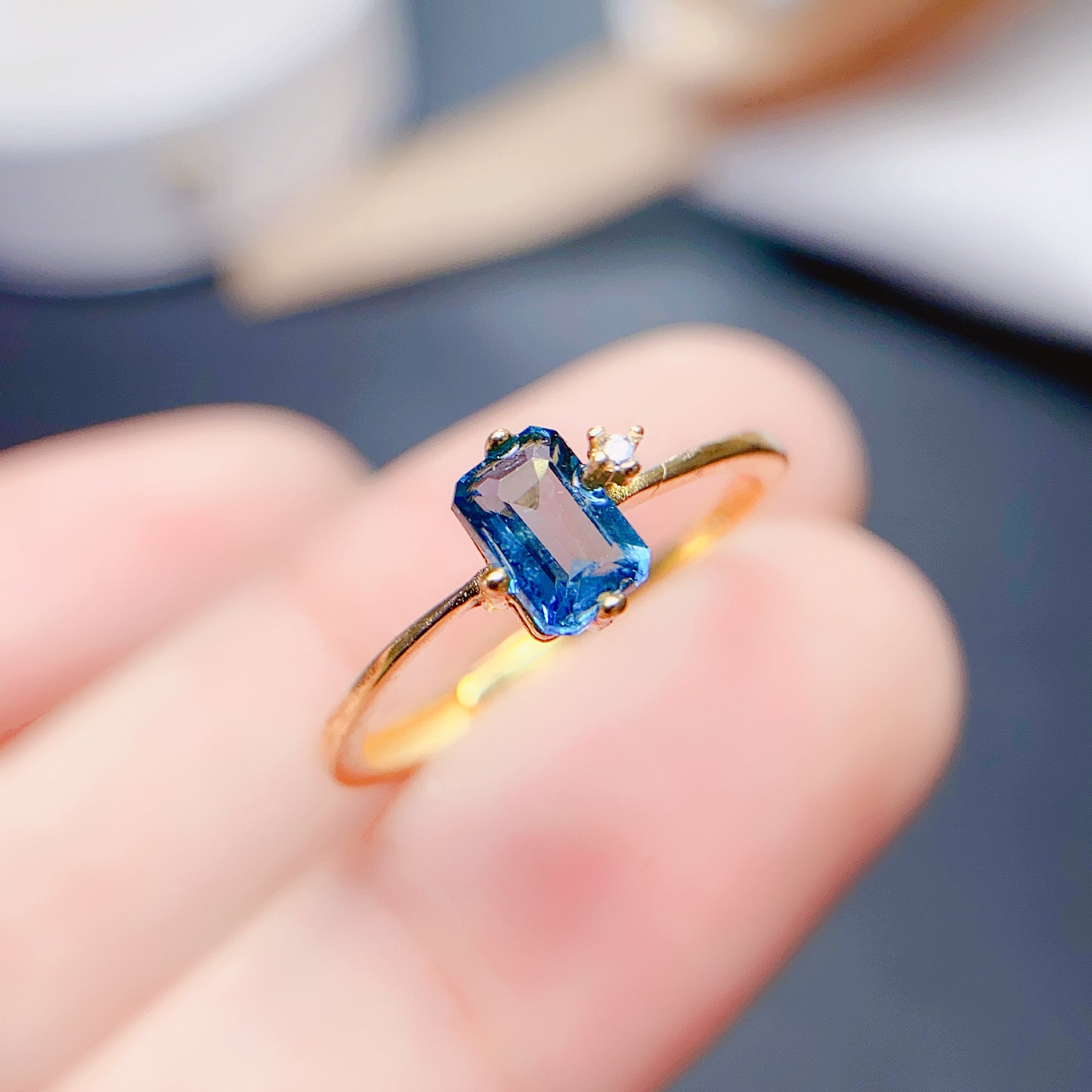 Natural Pink Tourmaline Gemstone Women's RING 925 Sterling