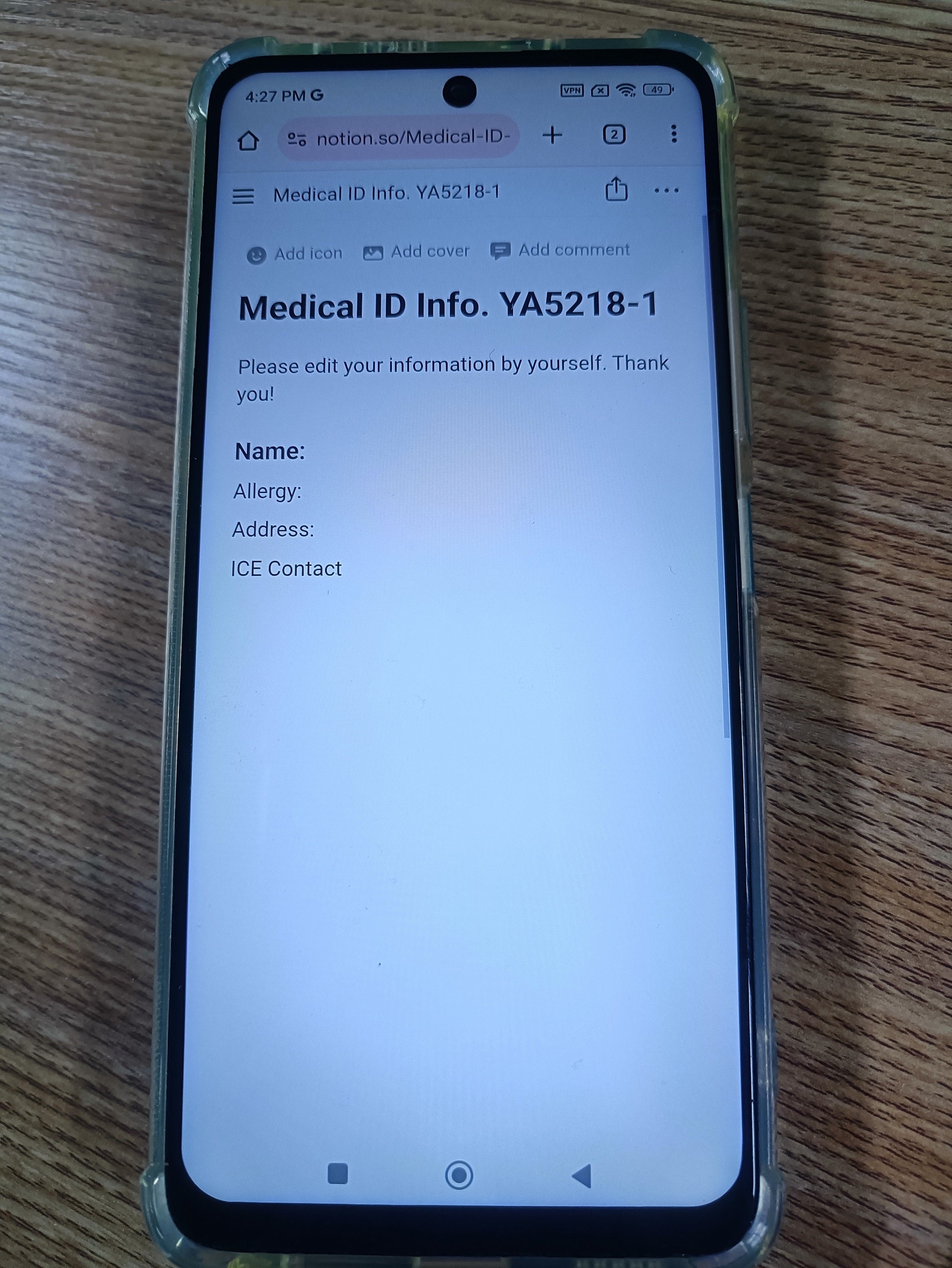 Self Editable QR Code Medical Alert Necklace – Stainless Steel Oval Medical ID Pendant, Update Health Information Anytime for Emergency, Men Women Seniors