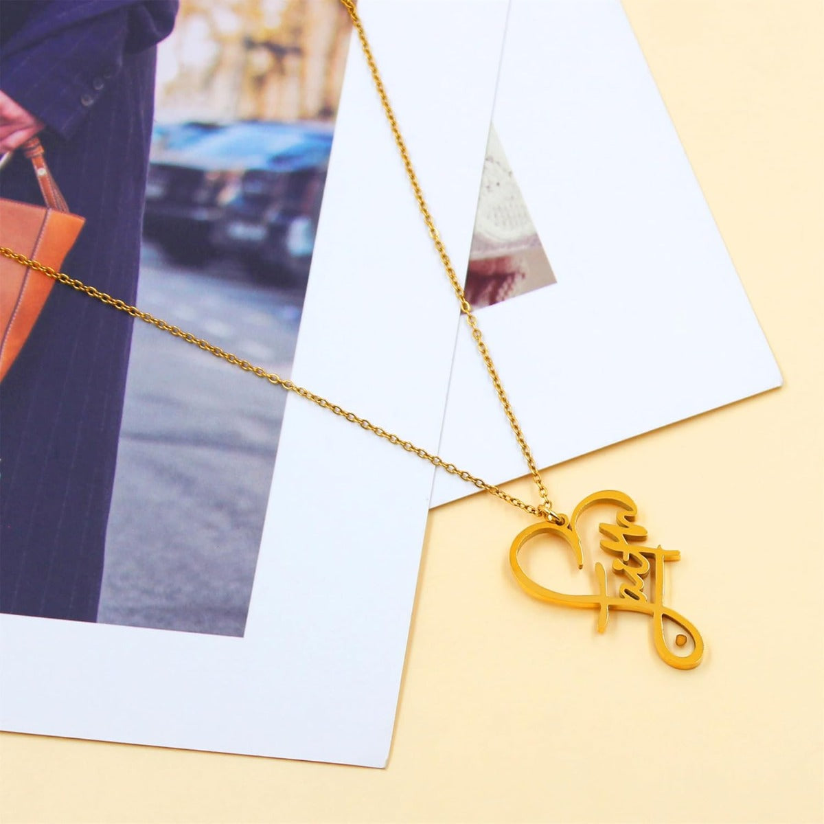 Faith Mustard Seed Heart Necklace | “Faith Can Move Mountains” Infinity Pendant | Matthew 17:20 Christian Inspirational Jewelry (Gold / White / Rose Gold)