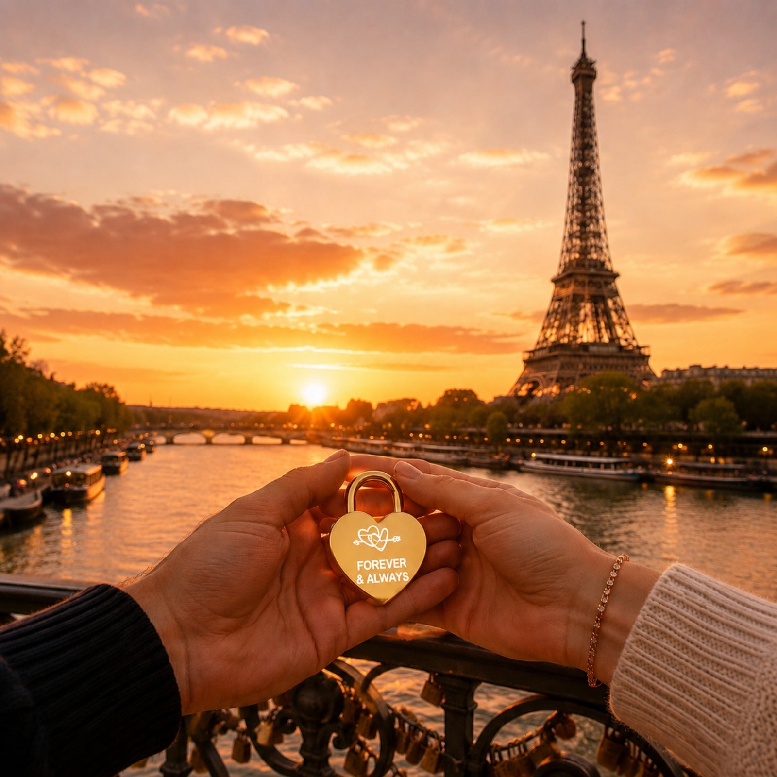 Rhinestone Heart Love Lock with Key, Dynamic QR Code Crystal Padlock for Personalized Memory Sharing, Scan to Create Your Love Story with Photos and Messages, Romantic Wedding Anniversary