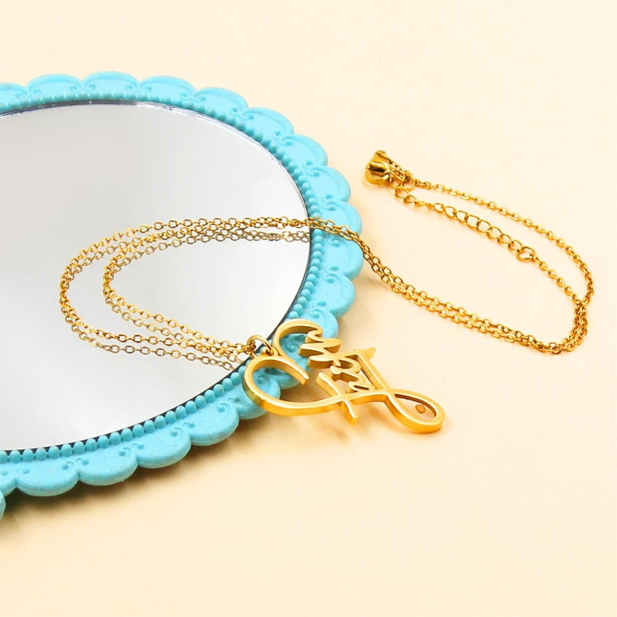 Faith Mustard Seed Heart Necklace | “Faith Can Move Mountains” Infinity Pendant | Matthew 17:20 Christian Inspirational Jewelry (Gold / White / Rose Gold)