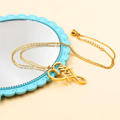 Faith Mustard Seed Heart Necklace | “Faith Can Move Mountains” Infinity Pendant | Matthew 17:20 Christian Inspirational Jewelry (Gold / White / Rose Gold)