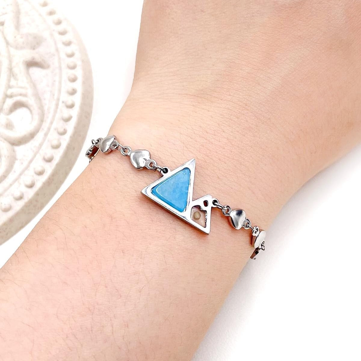 Mustard Seed Stainless Steel Heart Bracelet for Women | Christian Faith Jewelry | Religious Encouragement Gift for Christmas